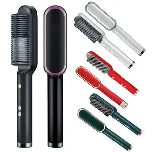 2-in-1 Hair Styling Comb Straightener Hair Brush.