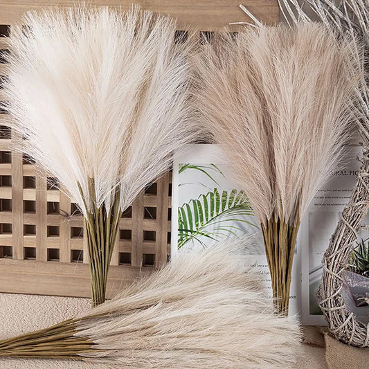 Fluffy Pampas Grass Home Decor Artificial Flower 55/CM