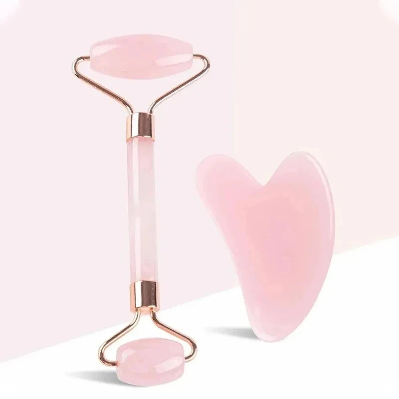 Face And Neck Massager Resin Roller Beauty Scraping Double-ended Massage Stick