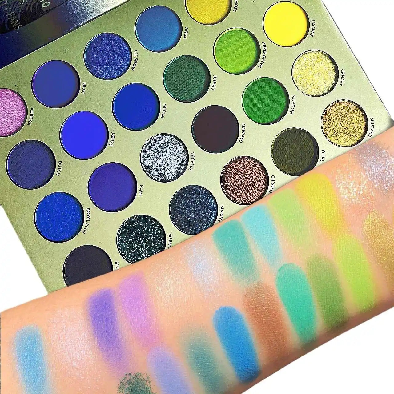 72/60 Colors Eyeshadow Palette Matte Glitter  Easy To Clear Shimmer Eye Shadow Corlorful  Makeup Tool