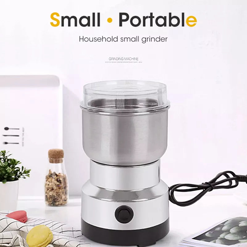 Mini Electric Grinder Household 300ml r Coffee Grinder Spice Pepper Grinder Grain Mill 2/4 Blades