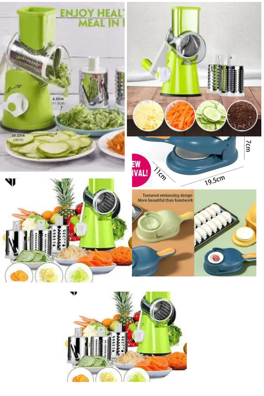 2 in 1 Amazing offer of samosa maker & multi veg cutter