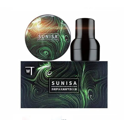 Eid Offer SUNISA Foundation Base Water proof with Sponge & 4 in 1 makeup pen